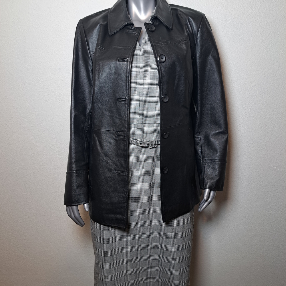 East 5th Women's Black Leather Jacket